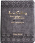 Cover: Jesus Calling Note-Taking Edition, Leathersoft, Black, with Full Scriptures - Thomas Nelson Publishers