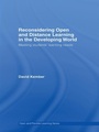 Cover: Reconsidering Open and Distance Learning in the Developing World - Routledge
