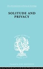 Cover: Solitude and Privacy - Routledge