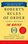 Cover: Robert's Rules of Order Newly Revised In Brief, 3rd edition - PublicAffairs