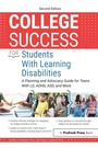 Cover: College Success for Students With Learning Disabilities - Prufrock Press
