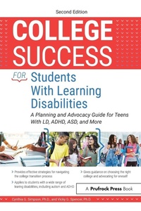 Enlarge image Cover: College Success for Students With Learning Disabilities - Prufrock Press