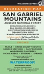 Cover: MAP San Gabriel Mountains - Wilderness Press