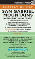Cover: MAP San Gabriel Mountains - Wilderness Press