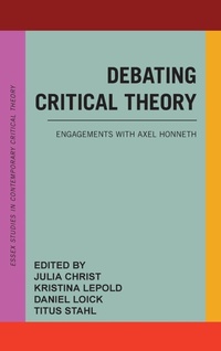 Enlarge image Cover: Debating Critical Theory - Rowman & Littlefield International