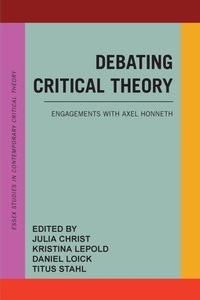 Enlarge image Cover: Debating Critical Theory - Rowman & Littlefield International