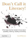 Cover: Don't Call it Literacy! - Routledge