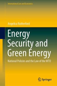 Enlarge image Cover: Energy Security and Green Energy - Springer