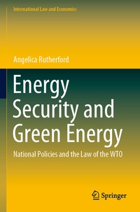 Enlarge image Cover: Energy Security and Green Energy - Springer