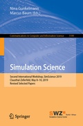 Cover: Simulation Science - Springer