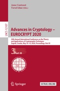 Cover: Advances in Cryptology - EUROCRYPT 2020 - Springer
