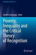 Cover: Poverty, Inequality and the Critical Theory of Recognition - Springer