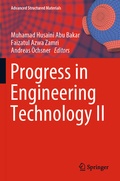 Cover: Progress in Engineering Technology II - Springer