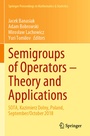 Cover: Semigroups of Operators - Theory and Applications - Springer