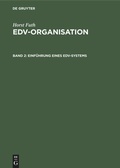 Cover: Einf&uuml;hrung eines EDV-Systems - De Gruyter Oldenbourg