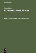 Cover: Entwicklung eines EDV-Systems - De Gruyter Oldenbourg