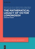 Cover: The Mathematical Legacy of Victor Lomonosov - De Gruyter