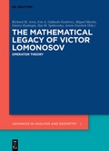 Cover: The Mathematical Legacy of Victor Lomonosov - De Gruyter