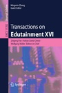 Cover: Transactions on Edutainment XVI - Springer