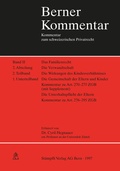 Cover: Familienrecht / Die Gemeinschaft der Eltern und Kinder /Die Unterhaltspflicht der Eltern - St&auml;mpfli Verlag AG