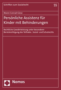 Abbildung von: Persönliche Assistenz für Kinder mit Behinderungen - Nomos