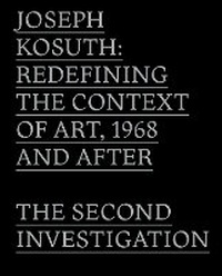 Enlarge image Cover: Joseph Kosuth - Sternberg Press