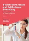 Cover: Betriebsanweisungen und Gef&auml;hrdungsbeurteilung - Avoxa - Mediengruppe Deutscher Apotheker