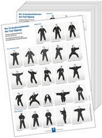 Abbildung von: Poster - Die 15 Ausdrucksformen des Taiji-Qigong (10 Stück DIN A3) - mgo fachverlage GmbH & Co. KG