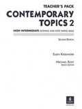 Cover: Contemporary Topics Teacher's Pack - Pearson Longman