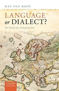 Cover: Language or Dialect? - Oxford University Press