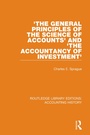 Cover: 'The General Principles of the Science of Accounts' and 'The Accountancy of Investment' - Routledge