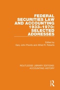 Cover: Federal Securities Law and Accounting 1933-1970: Selected Addresses - Routledge