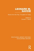 Cover: Leonard M. Savoie - Routledge