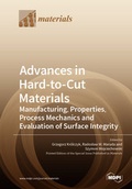 Cover: Advances in Hard-to-Cut Materials - MDPI