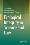 Cover: Ecological Integrity in Science and Law - Springer
