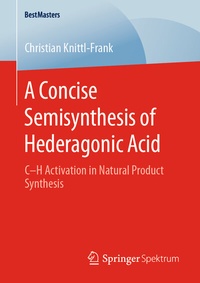Abbildung von: A Concise Semisynthesis of Hederagonic Acid - Springer Spektrum