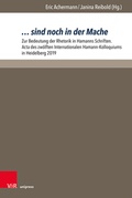 Cover: . sind noch in der Mache - Brill Deutschland