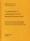 Cover: Text-Bild-Objekte im arch&auml;ologischen Kontext - Widmaier, Kai