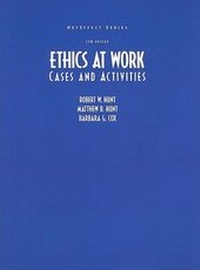 Enlarge image Cover: Ethics at Works - Pearson Prentice Hall
