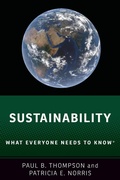 Cover: Sustainability - Oxford University Press Inc