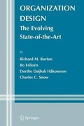 Cover: Organization Design - Springer