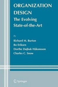 Enlarge image Cover: Organization Design - Springer