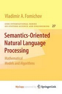 Enlarge image Cover: Semantics-Oriented Natural Language Processing - Springer