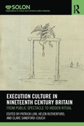 Cover: Execution Culture in Nineteenth Century Britain - Routledge