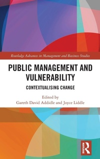 Enlarge image Cover: Public Management and Vulnerability - Routledge