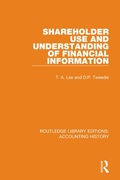 Cover: Shareholder Use and Understanding of Financial Information - Routledge