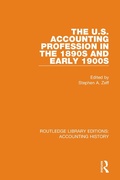 Cover: The U.S. Accounting Profession in the 1890s and Early 1900s - Routledge