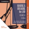 Cover: Cambridge Making and Breaking the Law VCE Units 1&2 Digital (Card) - Cambridge University Press
