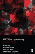 Cover: New Critical Legal Thinking - Birkbeck Law Press