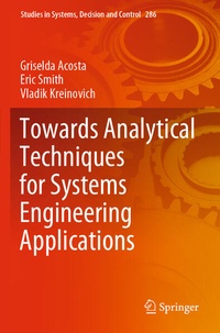 Enlarge image Cover: Towards Analytical Techniques for Systems Engineering Applications - Springer